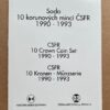 Sada 10 korunových mincí ČSFR (1990–1993) Sada 10 korunových mincí ČSFR (1990–1993)