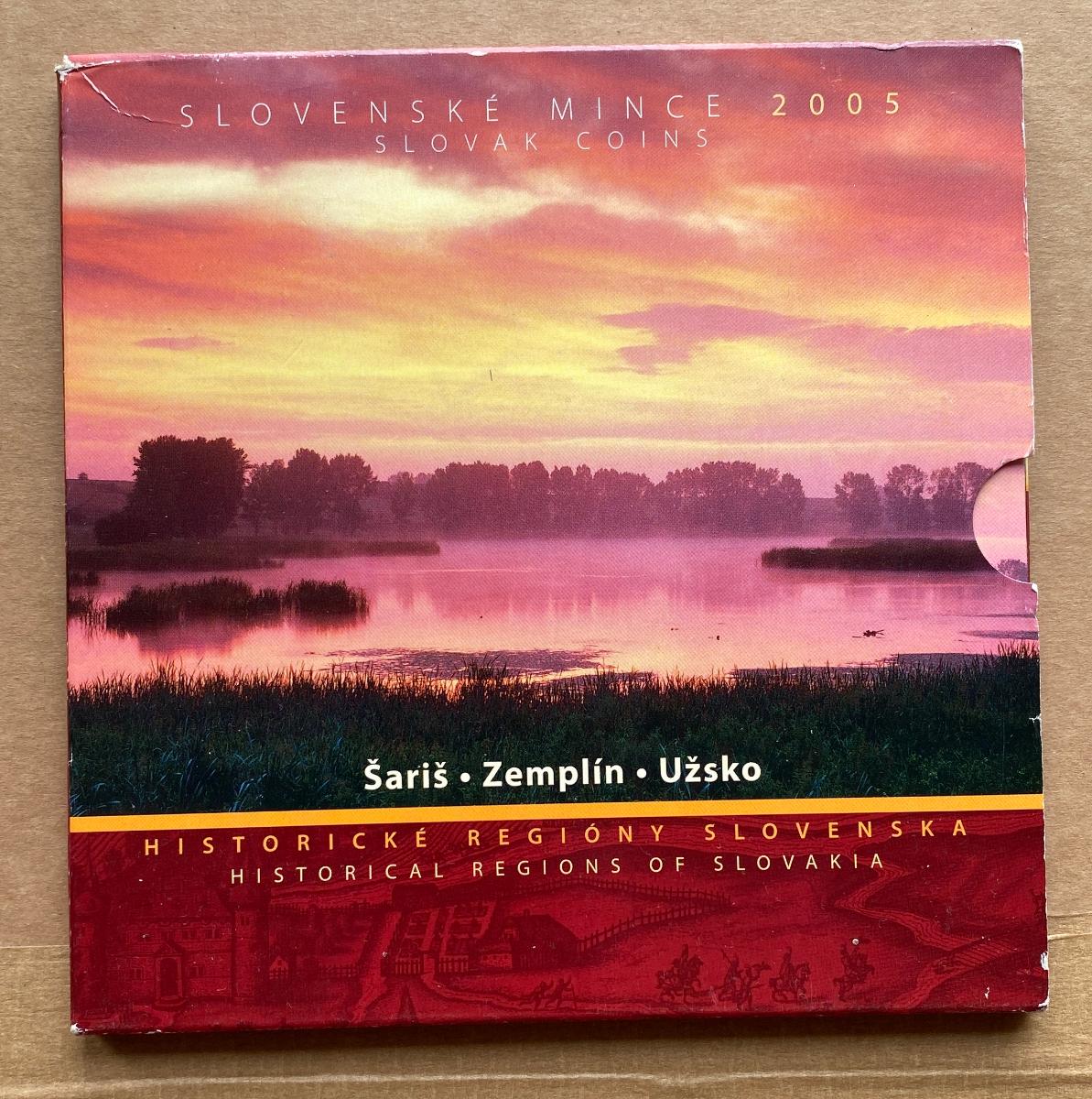 Sada slovenských mincí 2005 – Historické regiony