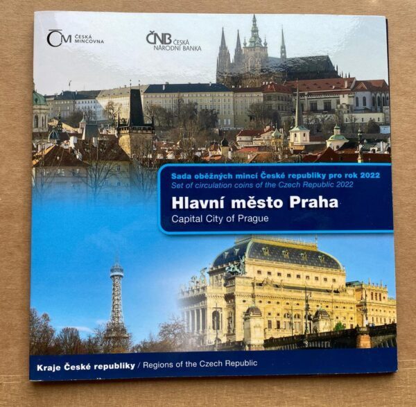 Sada oběžných mincí ČR 2022 – Hlavní město Praha