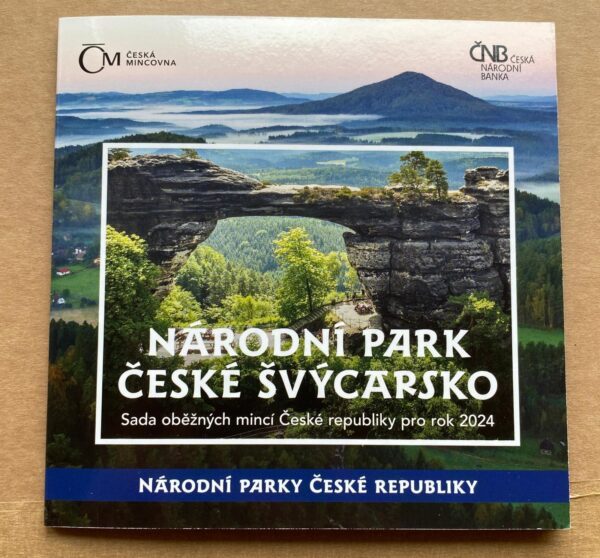 Sada oběžných mincí ČR 2024 – Národní park České Švýcarsko