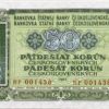 50 Kčs - 1953 | série HP | UNC 50 Kčs - 1953 | série HP | UNC