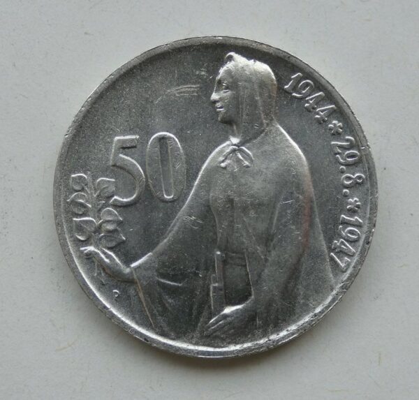 50 Kčs - 1947 | 3. výročí SNP