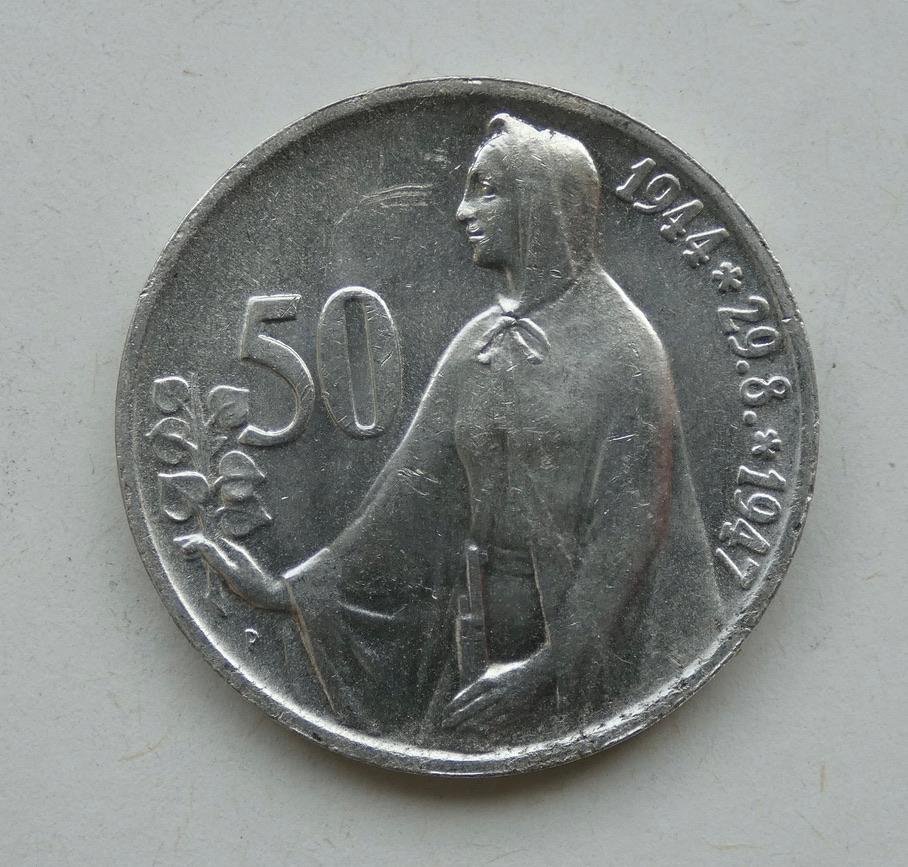 50 Kčs –  1947 | 3. výročí SNP
