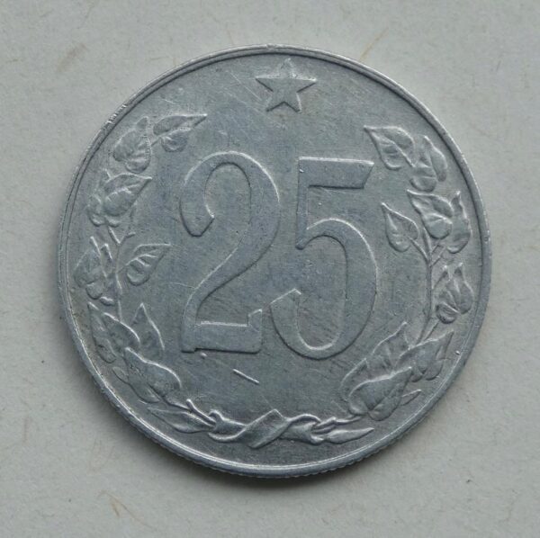 25 Haléřů 1954 – Republika Československá