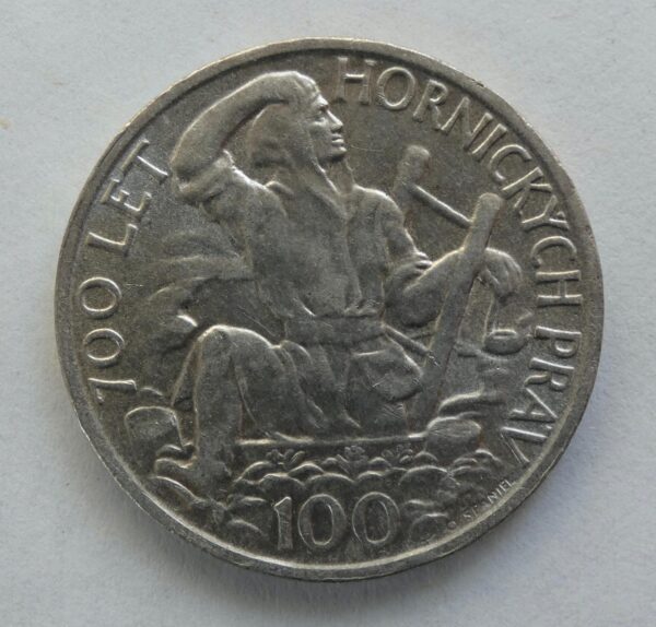 100 Kčs - 1949 | 700 let hornických práv v Jihlavě