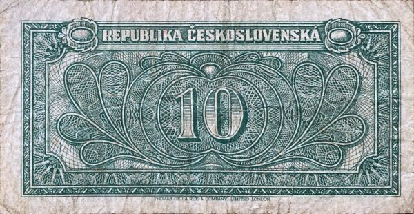 10 Kčs - 1945 | série YU