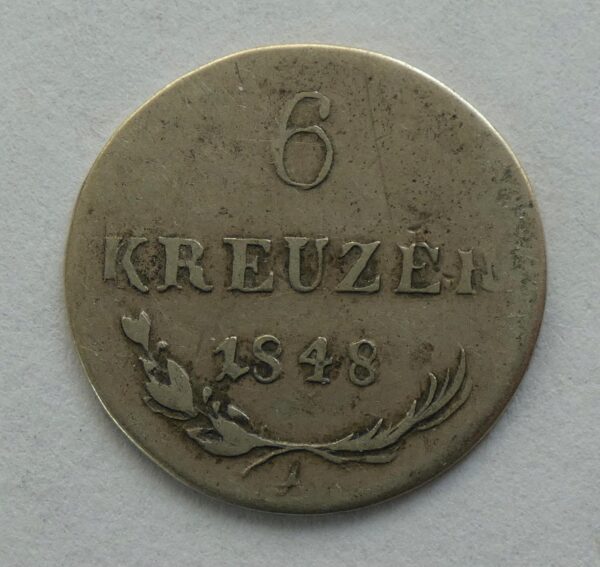6 Krejcar - 1848 A