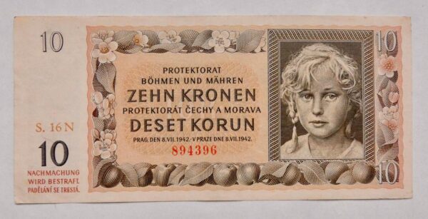 10 Kč - 1942 | série 16 N