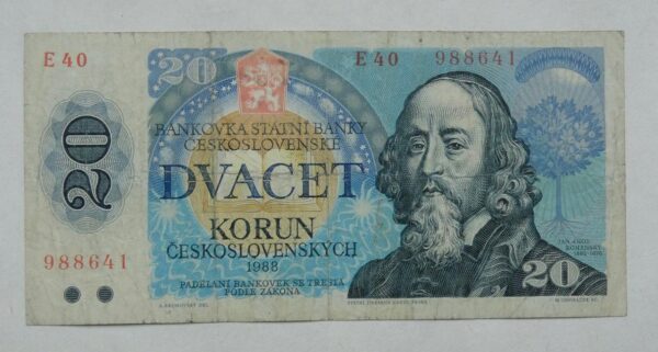 20 Kčs - 1988 | série E 40