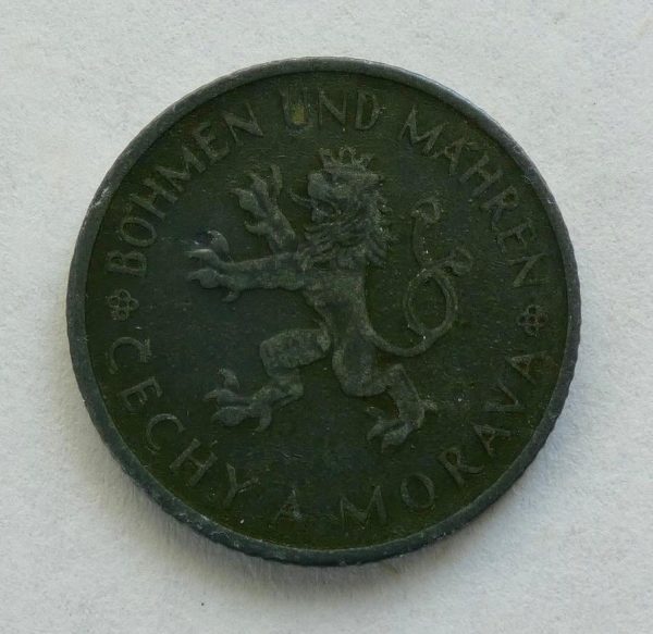 1 Koruna 1941 – Protektorát Čechy a Morava 1 Koruna 1941 – Protektorát Čechy a Morava