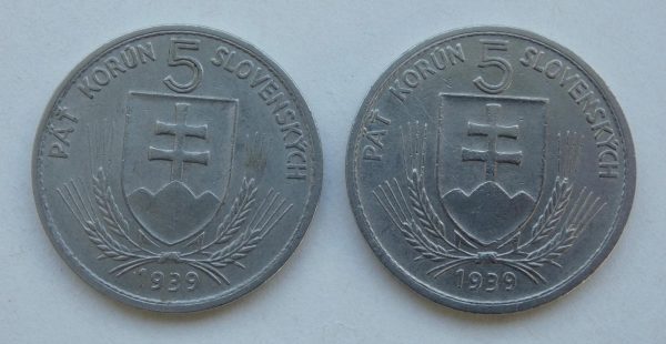 5 Ks - 1939 | obě varianty 5 Ks - 1939 | obě varianty