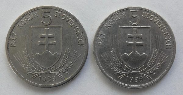 5 Ks - 1939 | obě varianty 5 Ks - 1939 | obě varianty