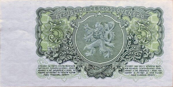 5 Kčs - 1953 | série HA 5 Kčs - 1953 | série HA