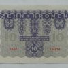 10 Korun - 1922 | série 1052 10 Korun - 1922 | série 1052