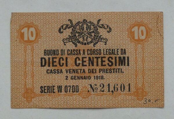 10 Centesimi - 1918 | Itálie 
