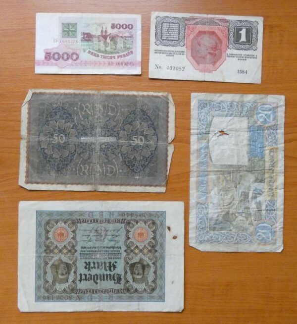 Lot bankovek - 5x | Evropa Lot bankovek - 5x | Evropa