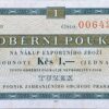 Tuzex - 1 Kčs 1974/II Tuzex - 1 Kčs 1974/II