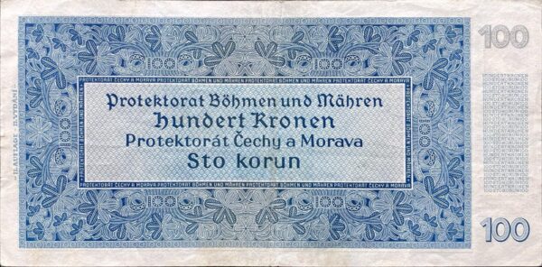 100 Kč - 1940 | série 02 G 100 Kč - 1940 | série 02 G