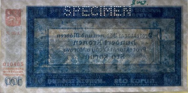 100-kc-1940-serie-05-a-specimen-237494285 100 Kč - 1940 | série 05 A