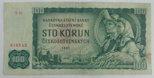 100-kcs-1961-serie-t-46-223299032 100 Kčs - 1961 | série T 46