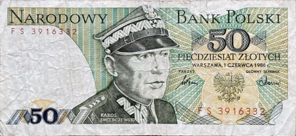 50 Zlotých - 1986 50 Zlotých - 1986
