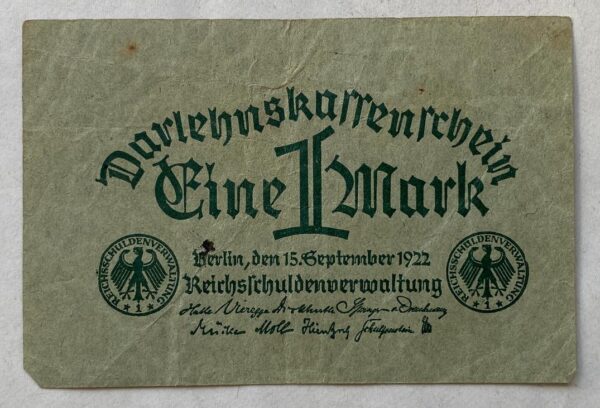 1 Marka - 1922