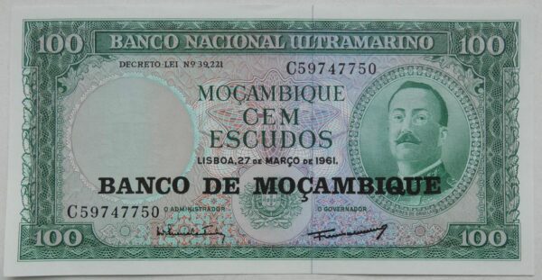 100 Escudos - 1961 | série C