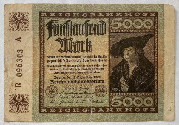 5 000 Marek - 1923 | série RA